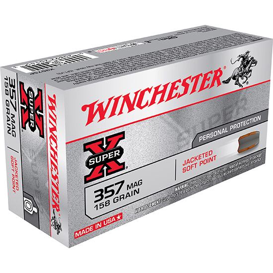 WIN SUPER-X 357MAG 158GR JSP 50/10 - Ammunition